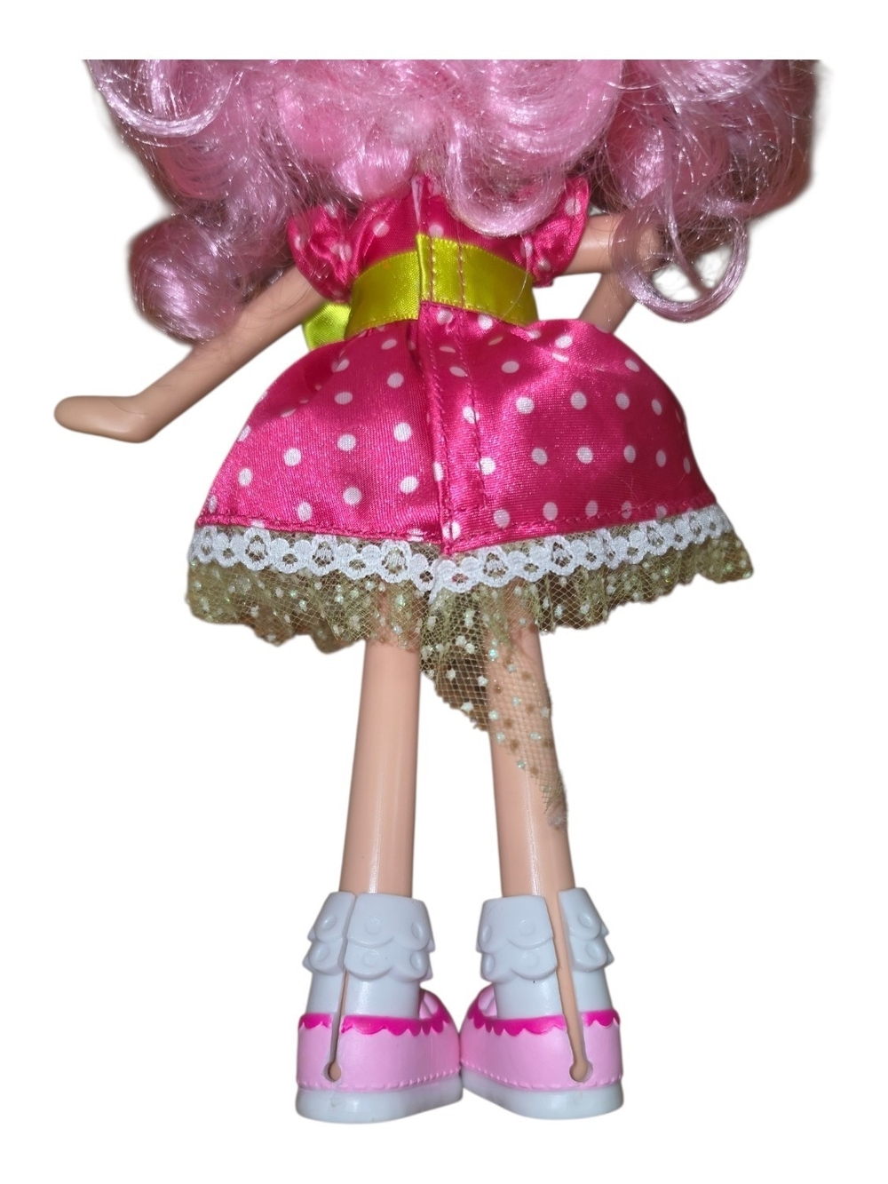 Rare Lalaloopsy Girls Jewel Sparkles 10” Doll Curly Pink Hair Dress Shoes - Picture 7 of 8
